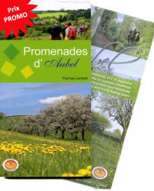 Couverture Promenades d'Aubel : livre + carte IGN