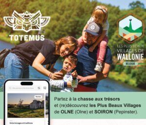 Nouveauté ! Chasses aux trésors Totemus dans nos Plus Beaux Villages de Wallonie